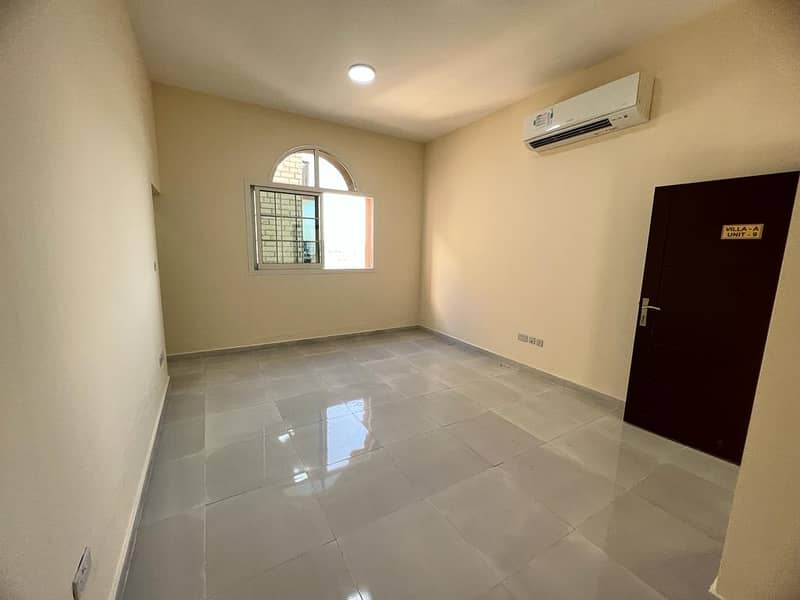 Excellent studio in a brand new villa in Mohammed bin Zayed City, close to Musaffah, Shaabiya. Monthly 2400