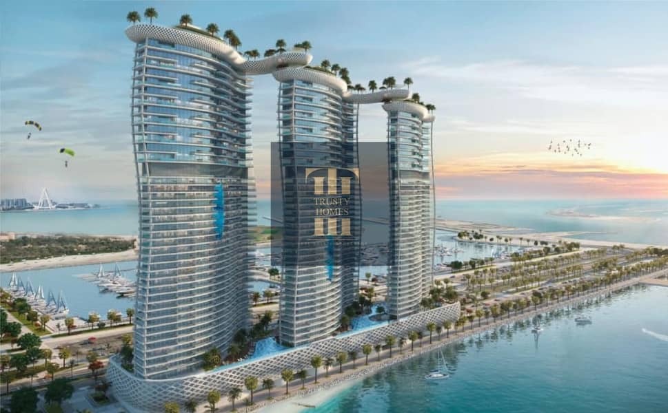 位于迪拜港，卡瓦利达马克海湾综合公寓 1 卧室的公寓 2900000 AED - 6797333