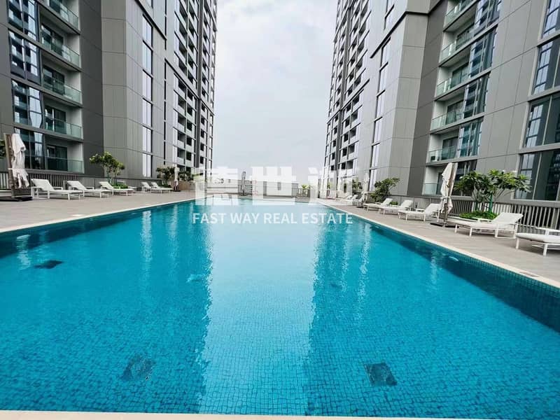 Chille Free/High Floor/ Beautiful Pool View |Brand New