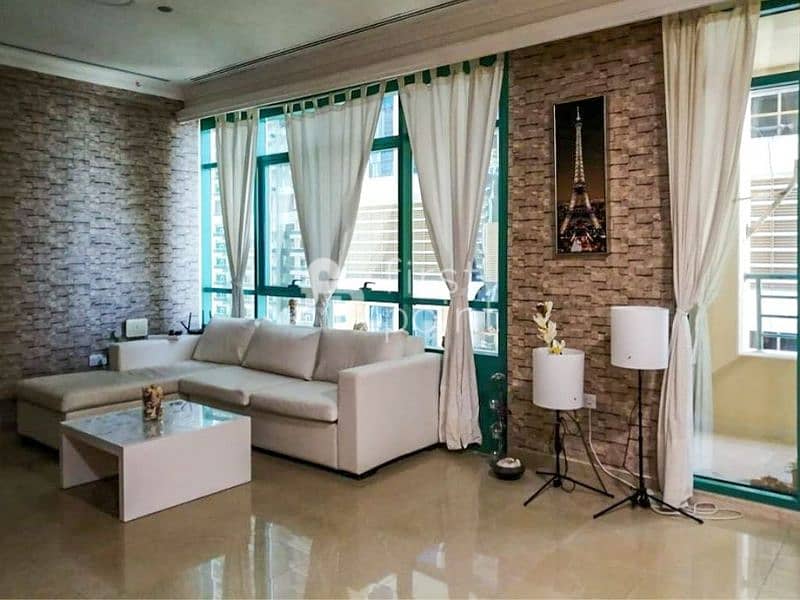 位于迪拜码头，滨海皇冠塔楼 2 卧室的公寓 155000 AED - 6876874