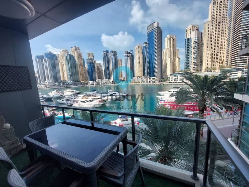 Canal view | Fully Furnished | Marina Walk View