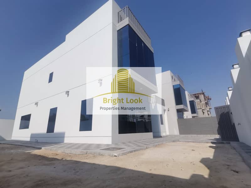 BRAND NEW 5 BEDROOM VILLA STAND ALONE 250K PAYMENT UPTO 03 LOCATED  IN AL MANASEER