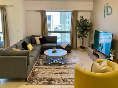 2 Bedroom Apartment for Rent in Jumeirah Beach Residence (JBR), Dubai - Fully Furnished | All Bills Included | 2 Bedroom