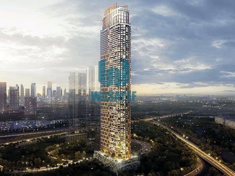 غرفة مفروشة  في Business Bay تسليم 2023 اطلالة برج خليفة