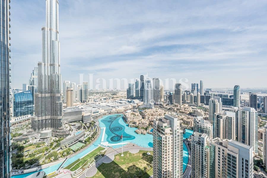 Burj and Fountain View | 3BR plus Maid room