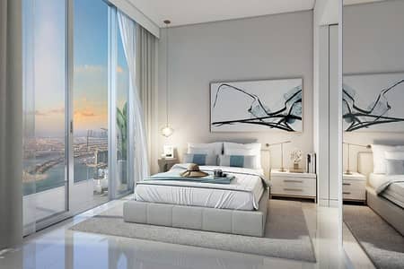 2 Bedroom Apartment for Sale in Dubai Harbour, Dubai - Marina & Palm Views I High Floor