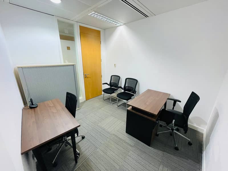 Private Office (Shared ) Fully Furnished With All Amenites | Prime Location | Corporate Ambiance | Near Metro Station |