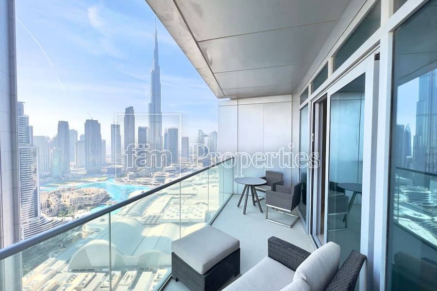 High floor| Burj K. view| Tenanted| Prime location