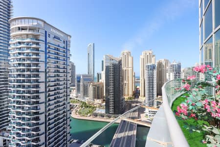 3 Bedroom Flat for Rent in Dubai Marina, Dubai - Contemporary Marina Suite with Private Rooftop Plunge Pool by Livbnb