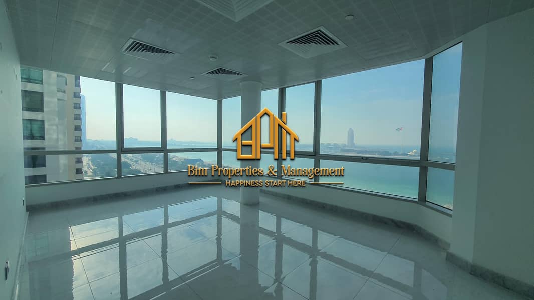 Amazing full sea view office commercial in Corniche road