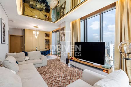 2 Bedroom Apartment for Sale in Business Bay, Dubai - Burj Khalifa View | Luxurious Furniture