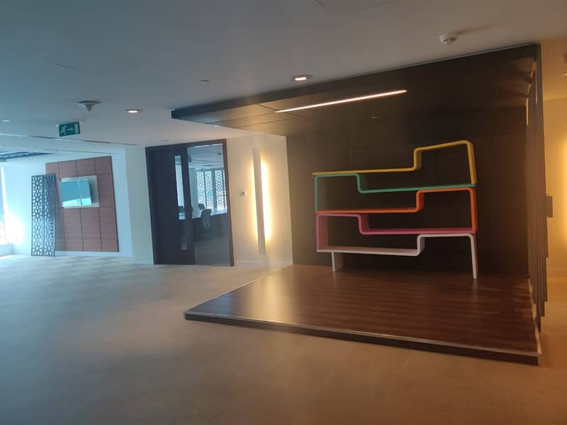 2,100 sqmt Furnished office (A Grade)  for rent In Mussafah