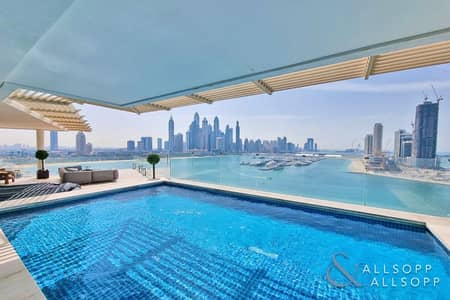 4 Bedroom Penthouse for Rent in Palm Jumeirah, Dubai - Private Pool | Penthouse | 4 Bed | Sea View