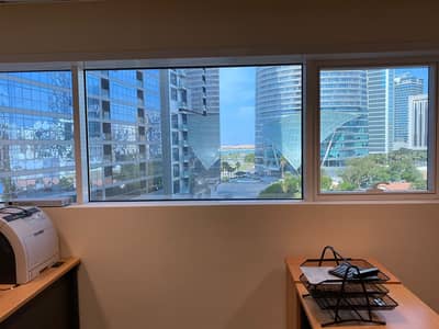 Office for Rent in Al Hosn, Abu Dhabi - Office for rent on the Corniche of the capital, Abu Dhabi. Baynouna Tower 2, former Abu Dhabi Commercial Bank building, without commission, for rent