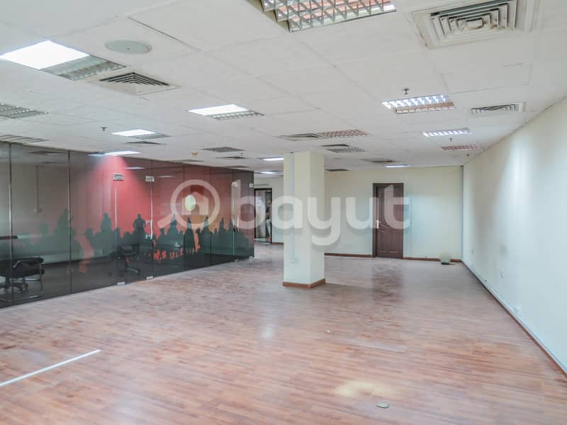 Office with 1,390 sq. ft for Rent @Dhs. 78,000.00 P. A. | Al Rifaa Plaza