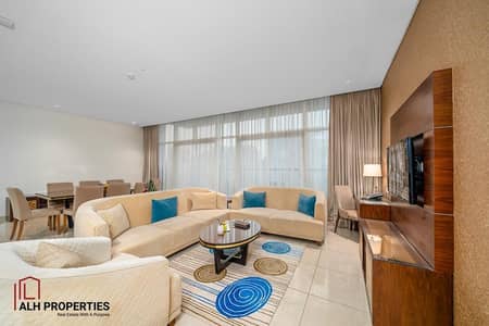 3 Bedroom Hotel Apartment for Rent in Business Bay, Dubai - Prime Location | All Bills Included | Burj Views |