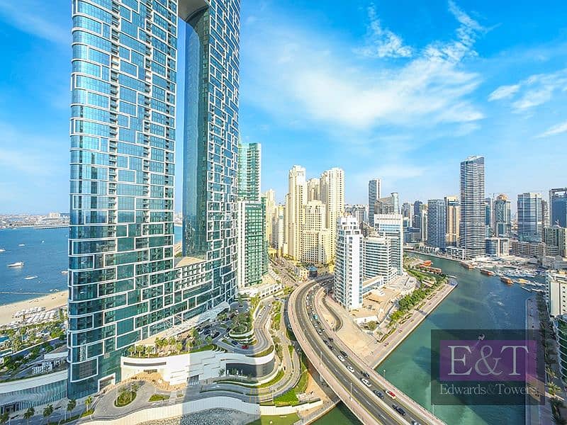 位于迪拜码头，5242大厦，5242大厦2号 3 卧室的公寓 260000 AED - 6922363