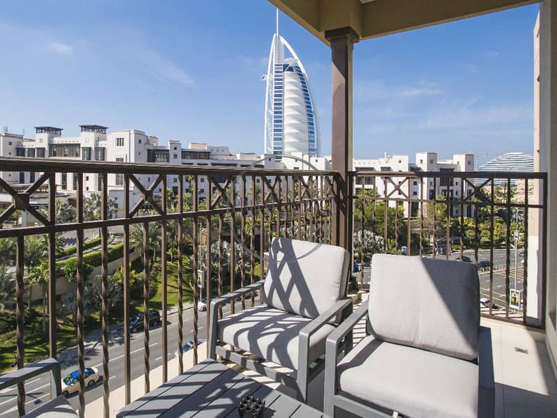 Burj Al Arab View | Fully Furnished  |  Luxury | Perfect Location