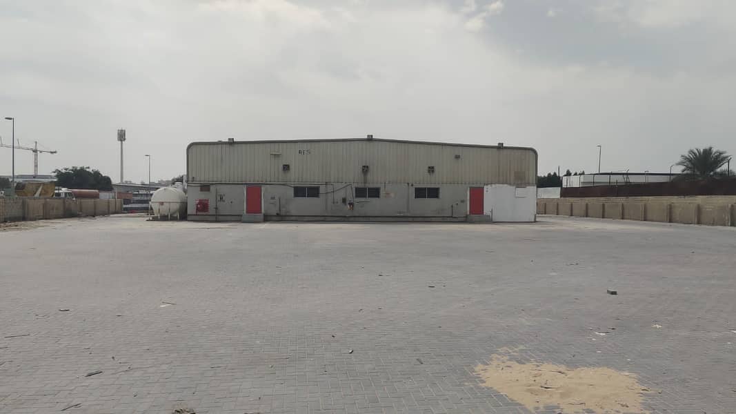 Tax Free warehouse with open yard  41050 SQFT  Good For Car Rental