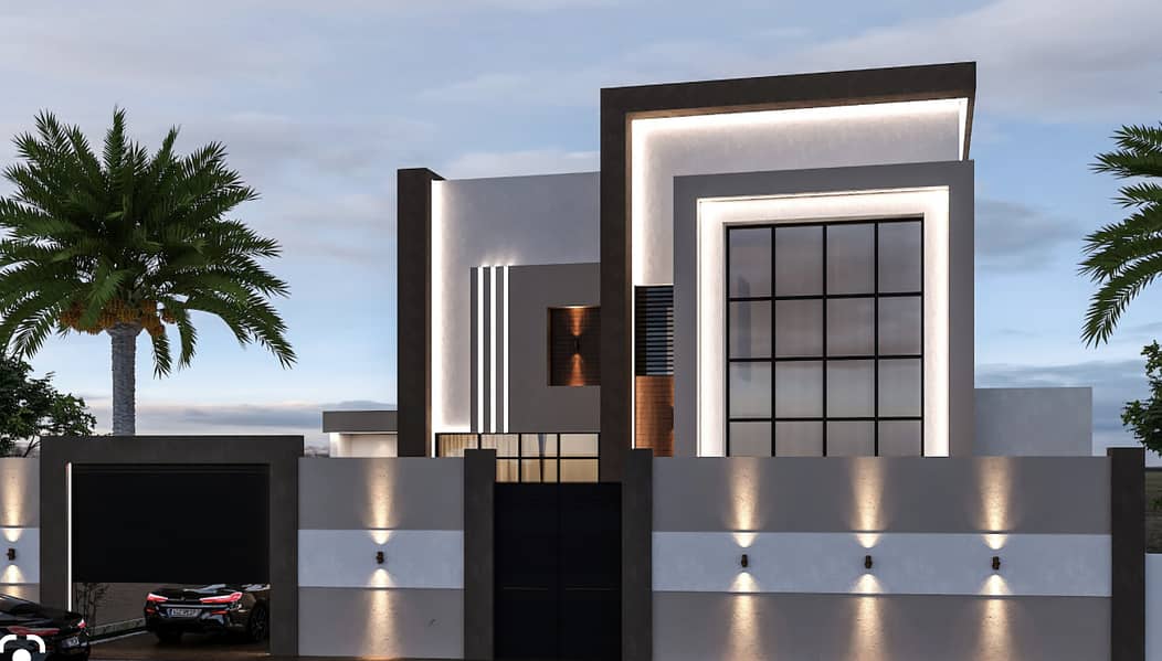 BRAND NEW VILLA IN WADI AL SHABAK (3 bed+hall+living +dining +maids room)