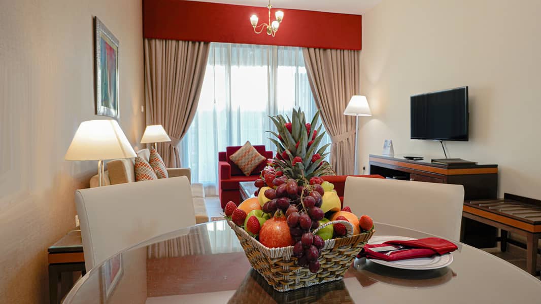 位于迪拜湾，阿尔曼霍尔街区 1 卧室的酒店式公寓 6450 AED - 6108957