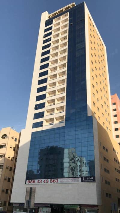 For sale an apartment with Parking, Al Qasimia Afameya Tower 2  \ Prime location near Mega Mall