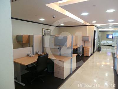Spacious fully furnished and partitioned office for rent