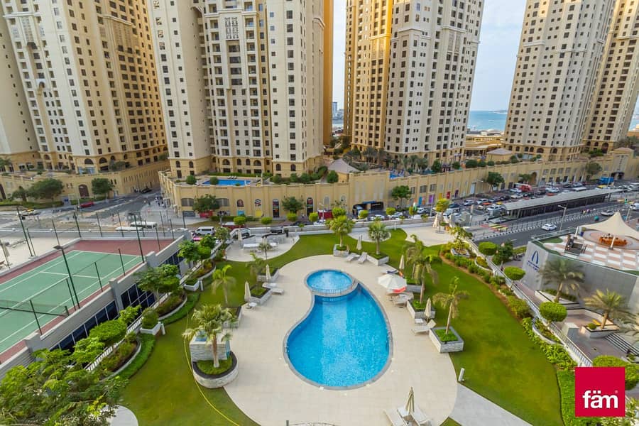 位于迪拜码头，滨海码头，滨海码头1号公寓 1 卧室的公寓 1350000 AED - 6638384