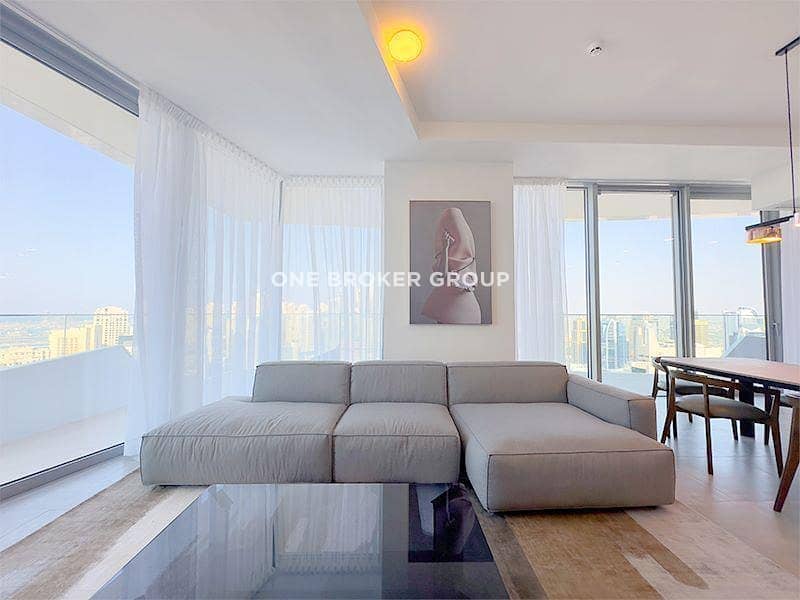 Vacant on Transfer | Marina & Dubai Eye View | 3BR