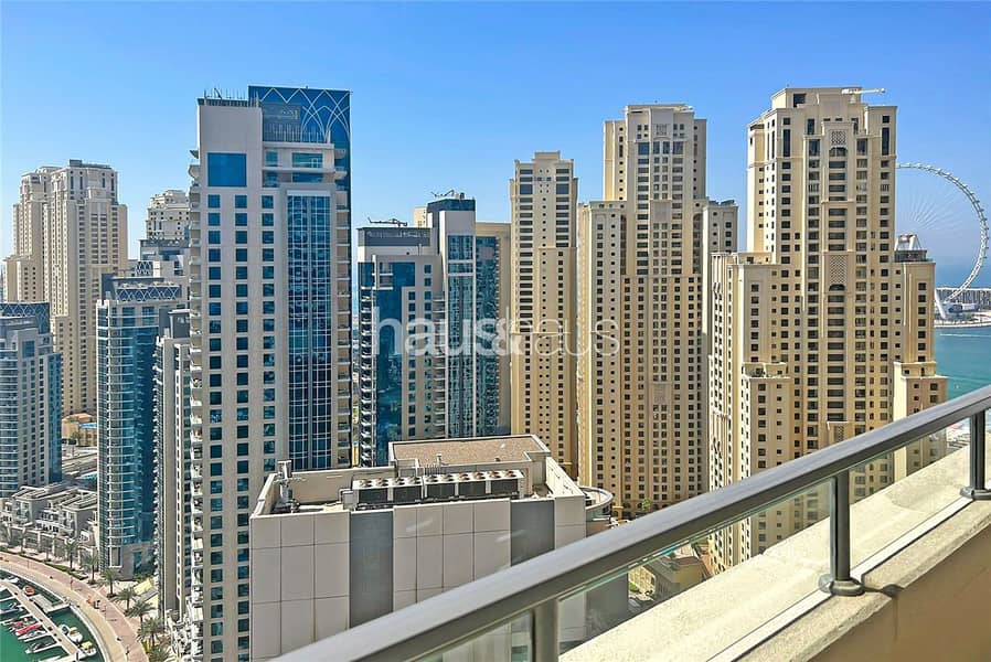 位于迪拜码头，阿尔萨哈布大厦，阿尔萨哈布大厦2号 2 卧室的公寓 175000 AED - 6942926
