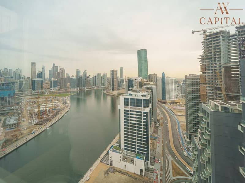 High Floor | Canal and Burj View | Vacant