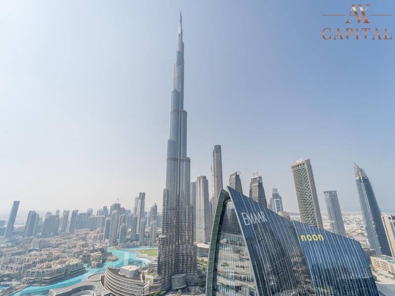 Exclusive unit | Fountain and Burj view
