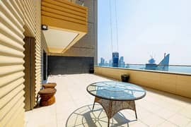 High Floor with Amazing Views | Bigger Private Terrace | unFurnished