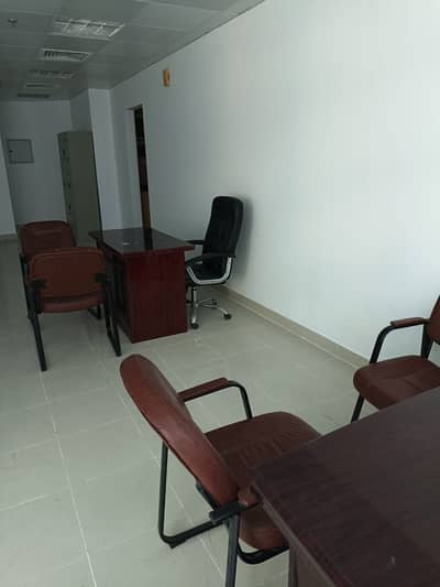 Office for Sale in Ajman Downtown, Ajman - Furnished office available with  excellent income for sale in horizon tower