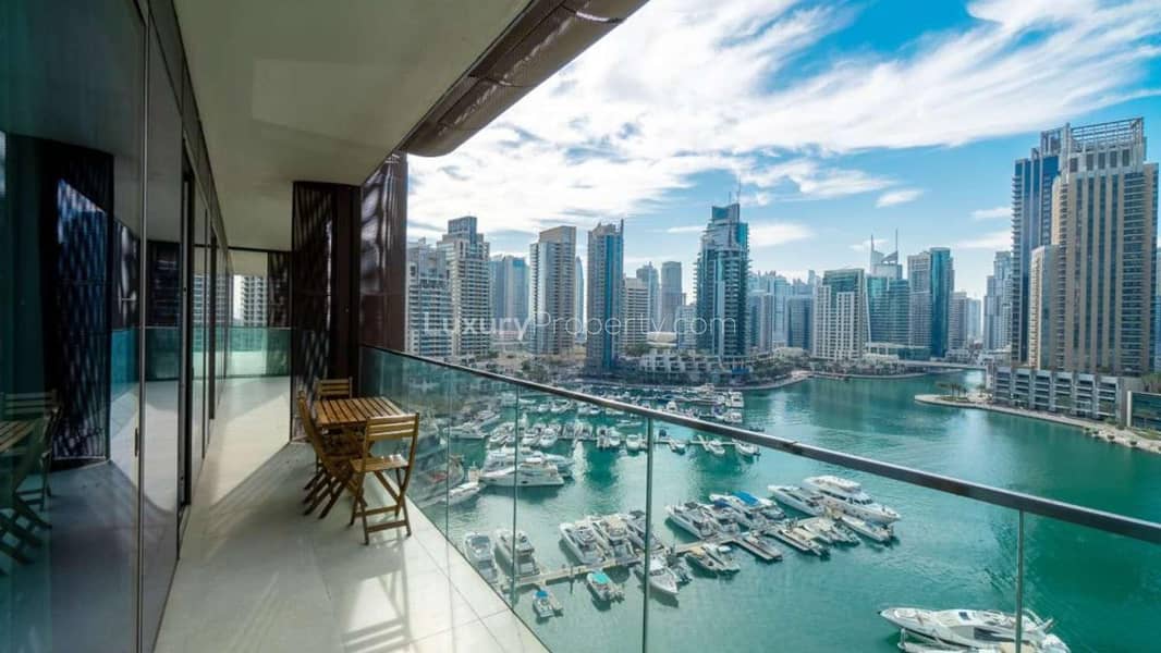 位于迪拜码头，滨海之门，滨海之门2号 3 卧室的公寓 420000 AED - 6951554