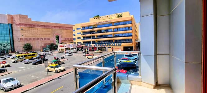 1 Bedroom Flat for Rent in Bur Dubai, Dubai - 1 Br- 3 Balconies- -Lamcy Plaza Facing -Oudmetha
