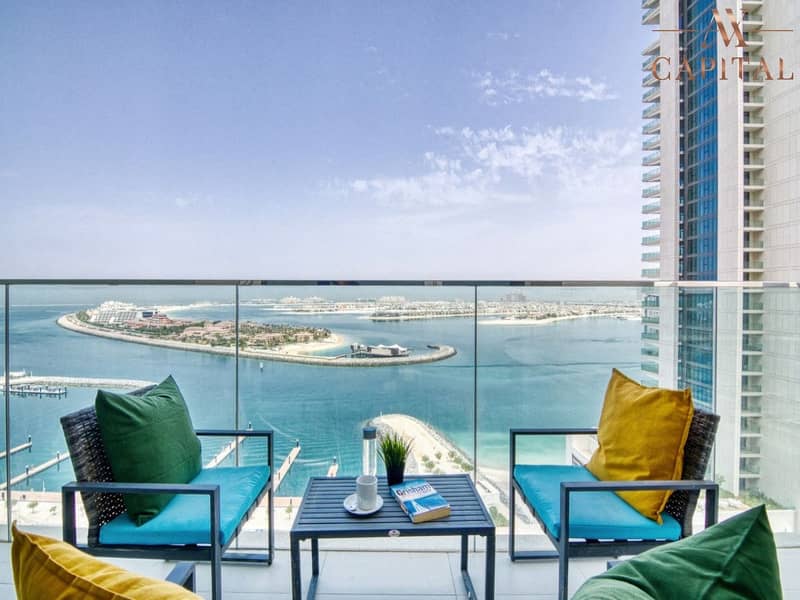 位于迪拜港，艾玛尔海滨社区，日出海湾公寓，日出海湾1号塔楼 2 卧室的公寓 300000 AED - 6955503