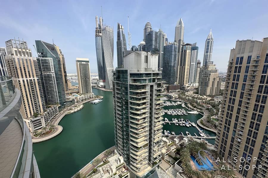 位于迪拜码头，三叉戟海洋景观大楼，三叉戟滨海公园海洋大厦 2 卧室的公寓 2500000 AED - 6957558