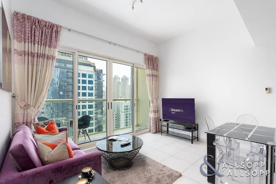 位于迪拜码头，滨海景观大厦，滨海景观大厦A座 1 卧室的公寓 85000 AED - 6959978