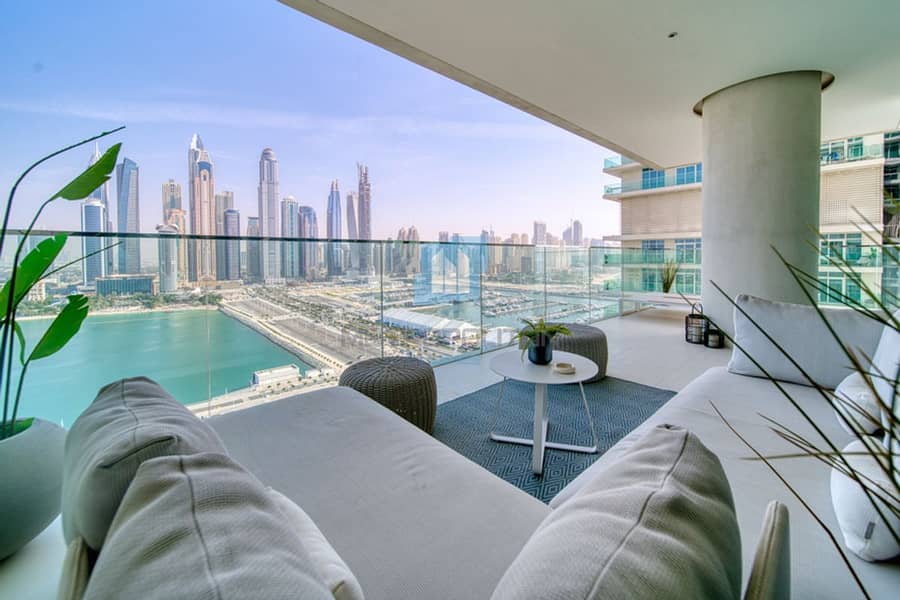 位于迪拜港，艾玛尔海滨社区，日出海湾公寓 3 卧室的公寓 8000000 AED - 6966741
