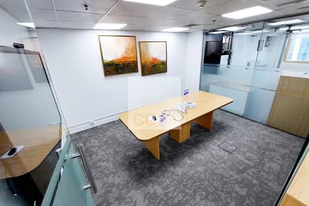 Office for Rent in Jumeirah Lake Towers (JLT), Dubai - Fitted and Partitioned Office | Mid Floor