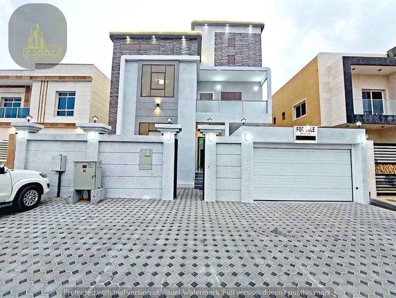 For sale at a snapshot price, with electricity, water and air conditioning, without down payment, a villa near the mosque, one of the most luxurious v