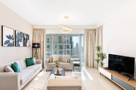 فلیٹ 1 غرفة نوم للايجار في وسط مدينة دبي، دبي - Living Area
