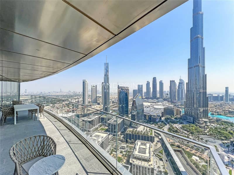 3 Beds+Maids | Full Burj View | Best Layout