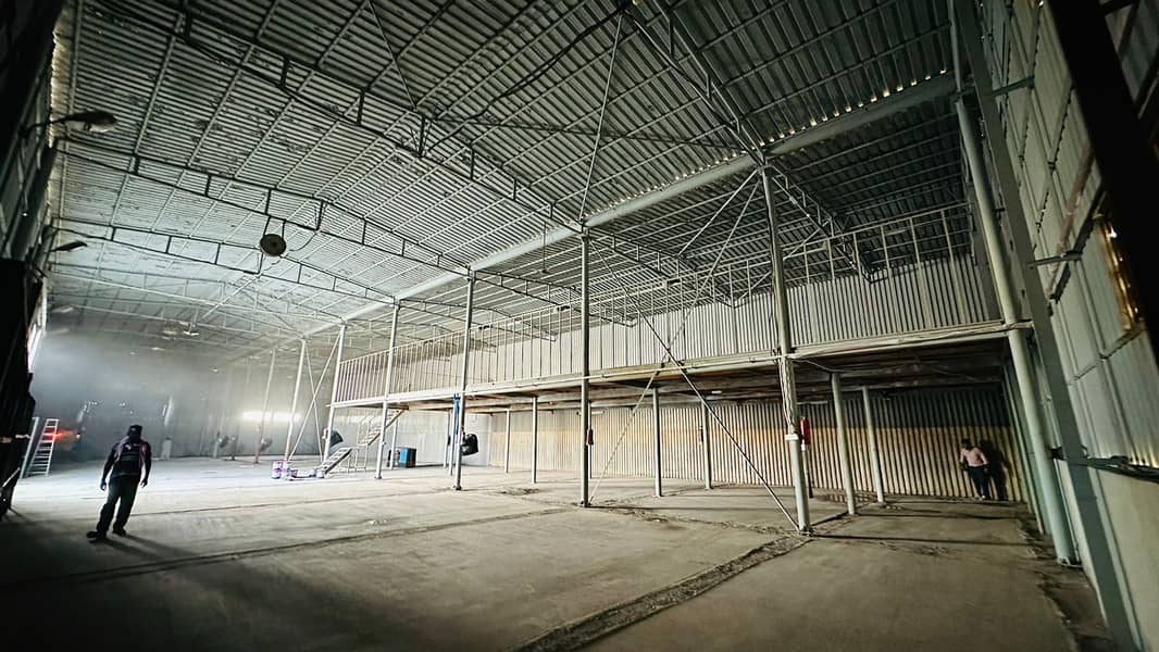 150 kw and 35,000 Sqft Warehouse + Yard for Rent in industrial area 12 150 kw and 35,000 Sqft Warehouse + Yard for Rent in industrial area 12