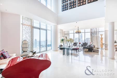 4 Bedroom Penthouse for Sale in Dubai Marina, Dubai - Triplex | Upgraded | Marina and Ain Dubai View