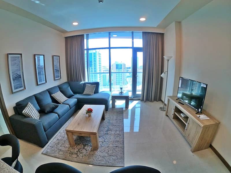位于迪拜码头，滨海高地大楼 1 卧室的公寓 5500 AED - 5641345