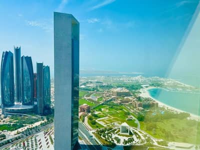 4 Bedroom Flat for Rent in Corniche Area, Abu Dhabi - Huge 4 Bed+M  Full sea view and palace view