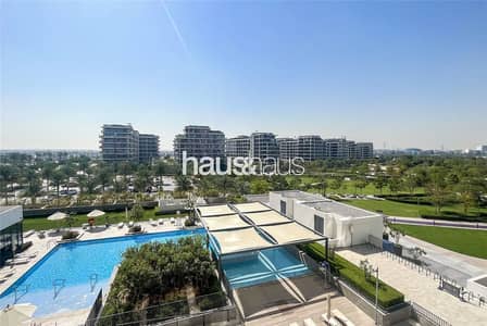 2 Bedroom Flat for Rent in Dubai Hills Estate, Dubai - Pool and Park Facing Unit at Park Ridge C