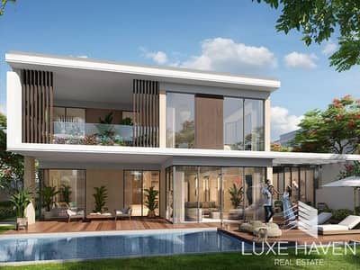5 Bedroom Villa for Sale in Tilal Al Ghaf, Dubai - Large Corner Plot | Park View | Luxury Upgrades